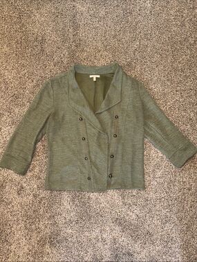 Maurices Olive Green Women's Knit Blazer